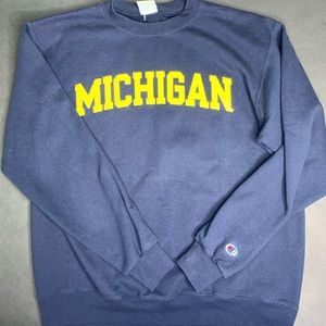 College Michigan sweater size large